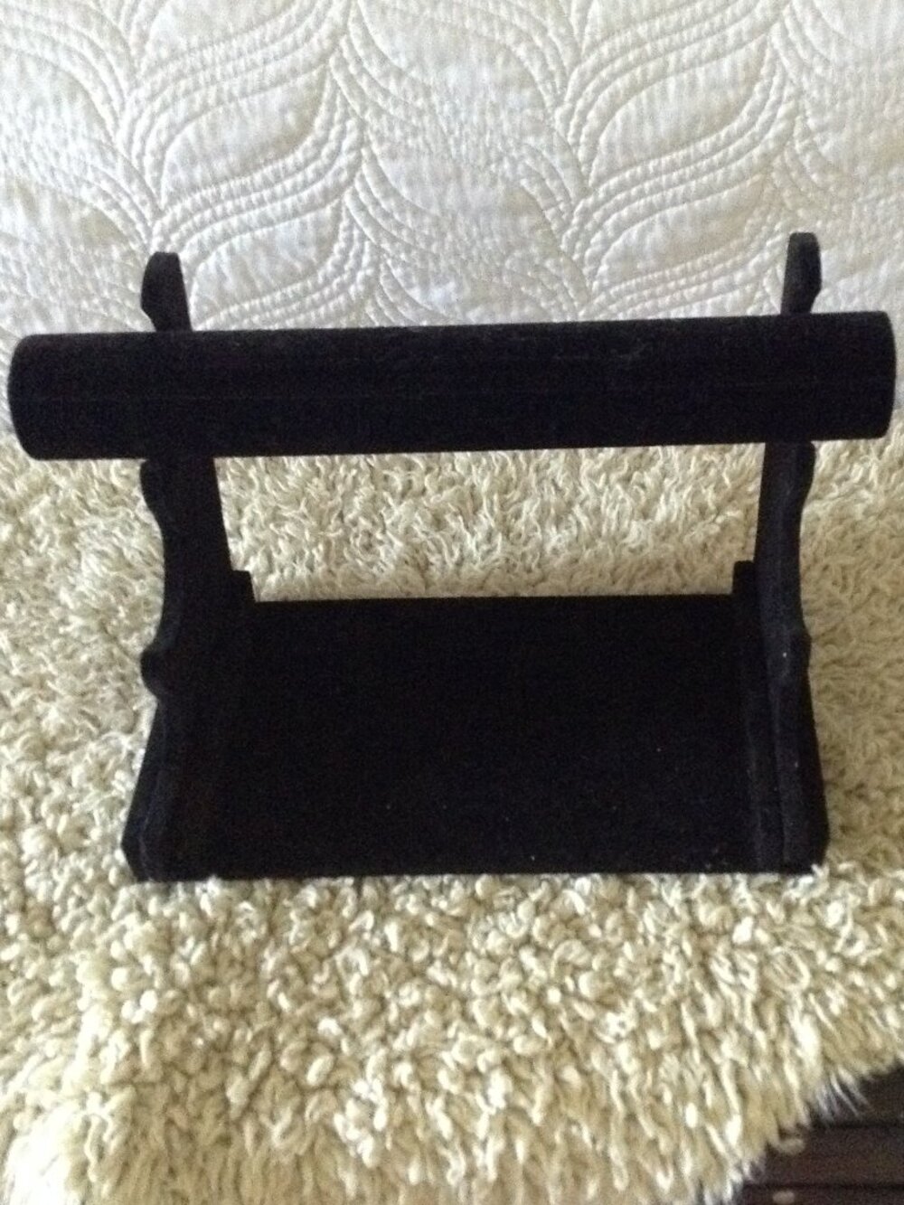 4 Velvet Jewelry Stands Used Condition Multi-purpose Shops Display Presentations - Picture 5 of 5